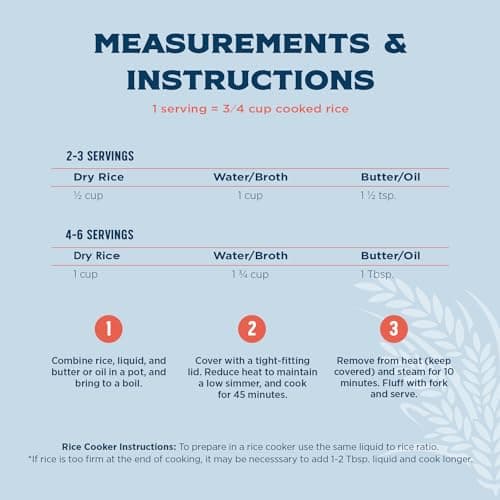 Lundberg Regenerative Organic Certified Wild Blend Rice 6-Pack – Brown, Red & Black Rice, 32 Oz Ea