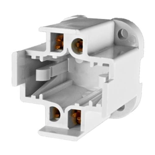 26 to 32 Watt - CFL Socket - 4 Pin G24q-3 and GX24q-3 Base - Screw Mounted Lampholder - PLT 285-Q3