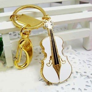 Aarntech (Tm) New Style 8gb Small White Violin Style USB Flash Drive