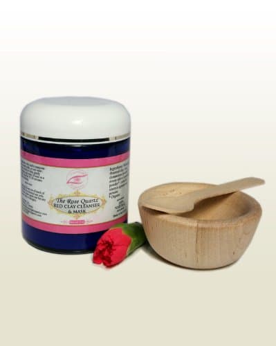 The Rose Quartz Red Clay Cleanser & Mask