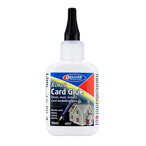 Roket Card Glue; Rockets, Railway by DELUXE MATERIALS