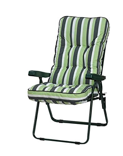 glendale GL1218 Deluxe Stripe Recliner - Green
