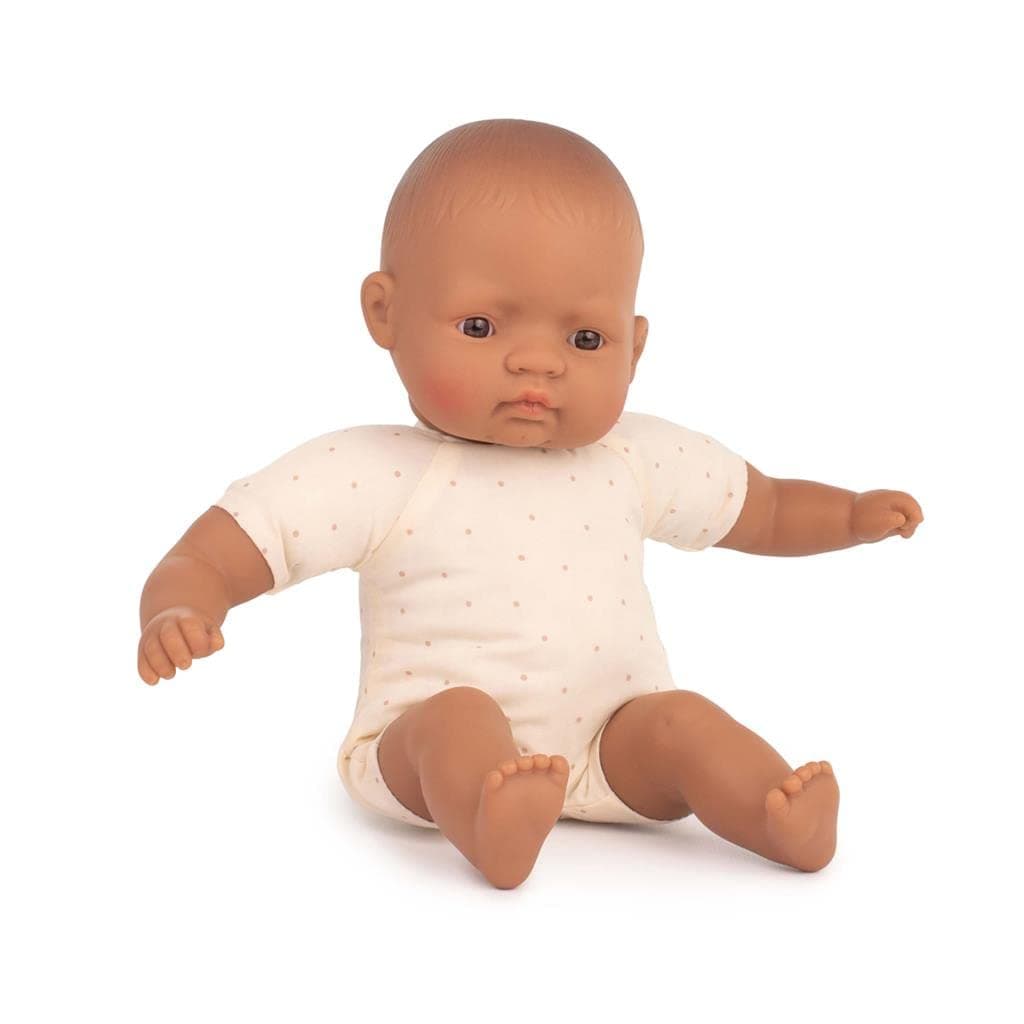 Hispanic Soft Body Doll 32 cm, in retail box with underwear