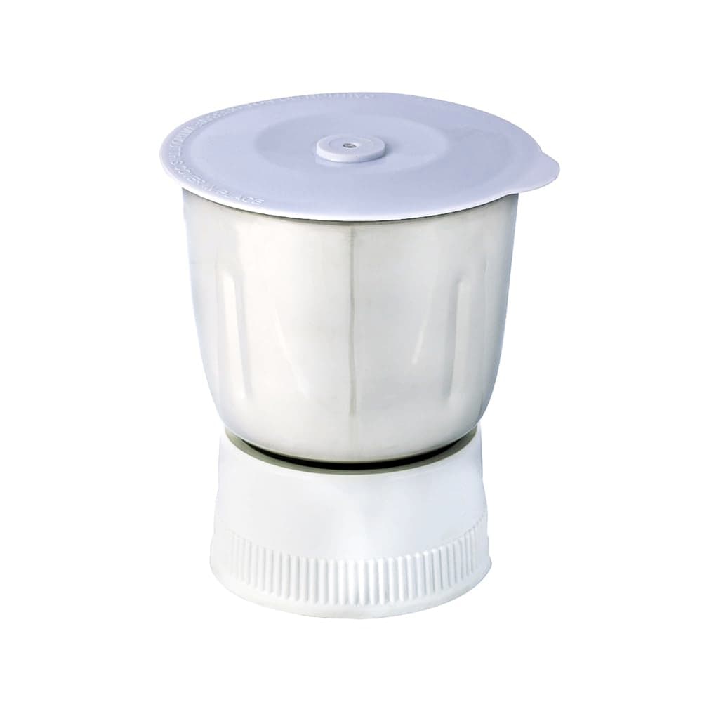 MANISH® Medium Steel Jar only 850ml for Juicer Mixer Grinders Bajaj Maharaja Singer Orient Rico Pigeon Kenstar MorphyRichards Orpat Crompton Baltra Polar Jaipan Sunflame Padmini Glen Lazer