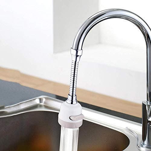 360° Rotatable High Pressure Sink Sprayer Head, Universal ABS Splash Filter Kitchen Sink Faucet Water Spray Nozzle Head, 3 Modes Adjustment