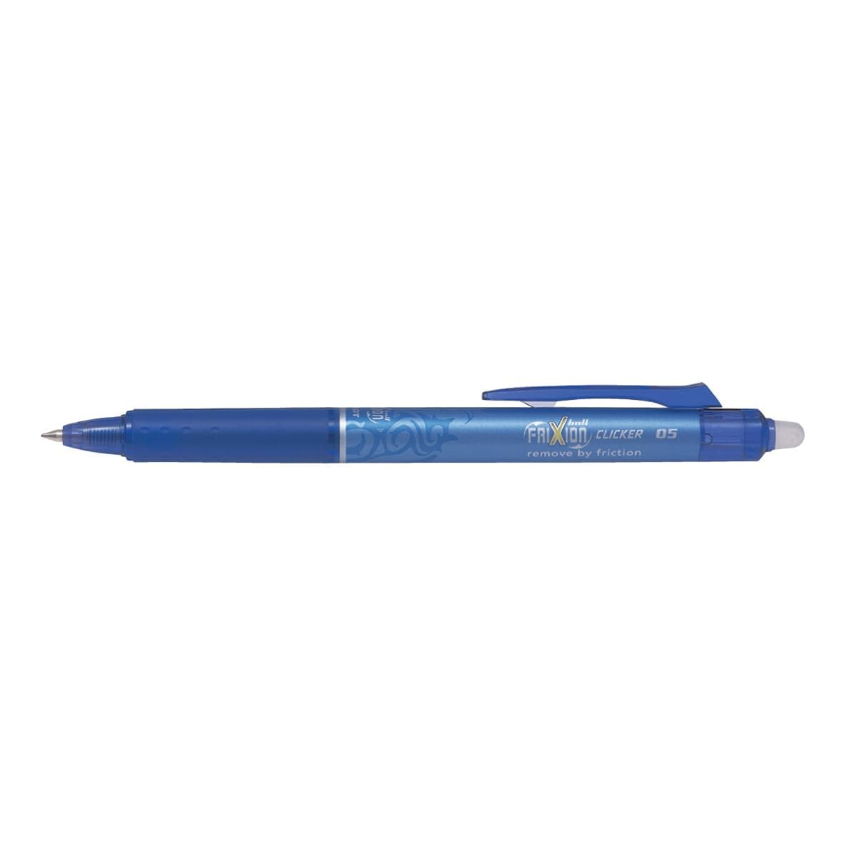 Pilot Frixion Clicker 05 Retractable Roller Ball Pen Fine Blue/Black (Navy) Ink 0.5mm tip