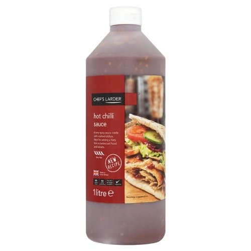 Chef's Larder Hot Chilli Sauce 1 Litre