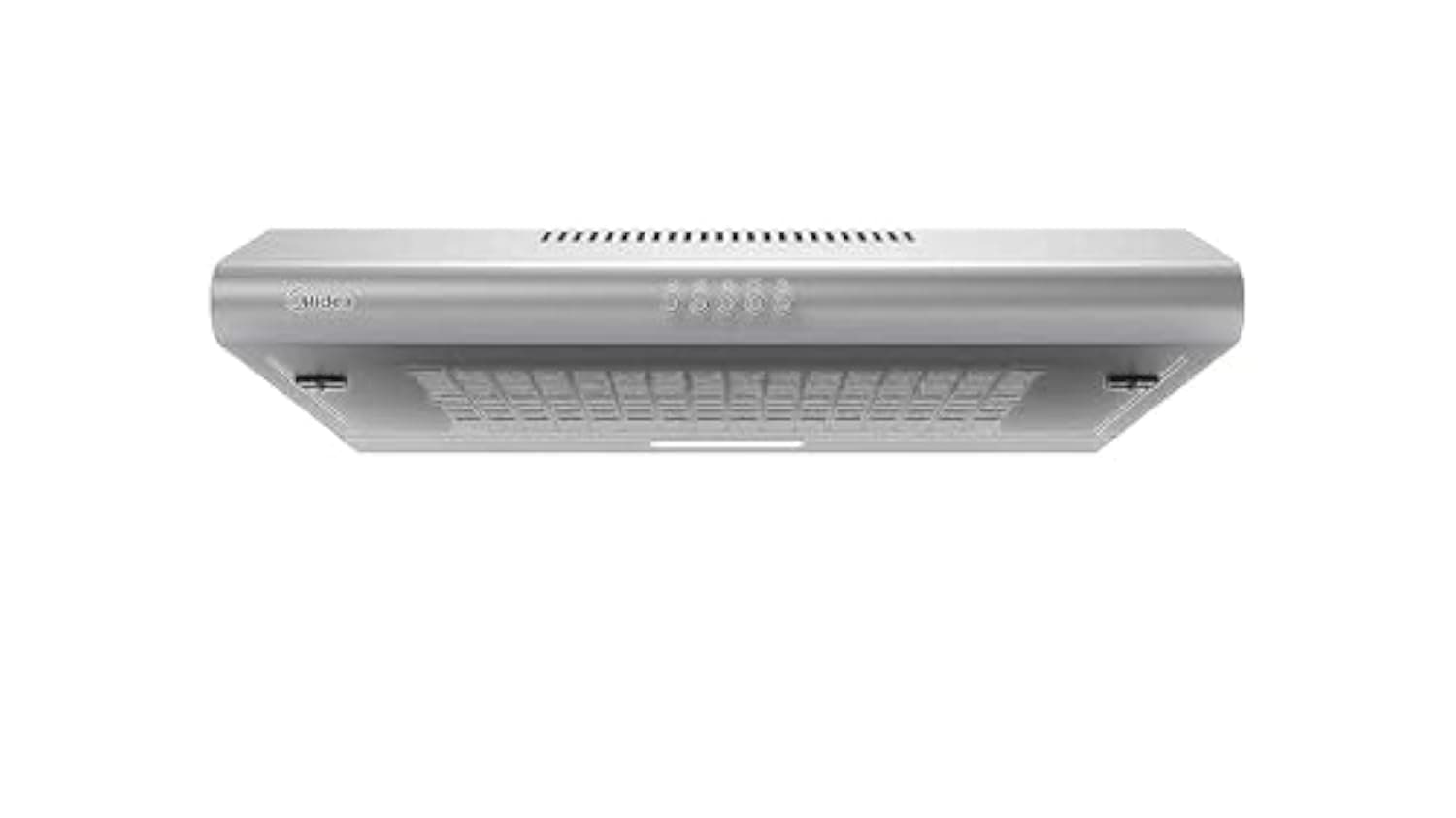 Midea 60 cm Conventional Re-Circulating Hood, Silver - 60F15, 1 Year Warranty
