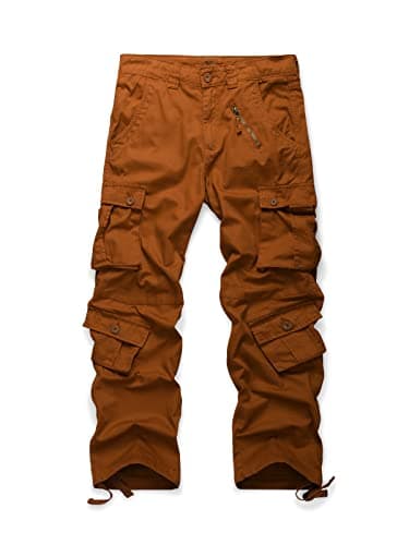 Ochenta Men's Multi Pockets Military Cargo Pants