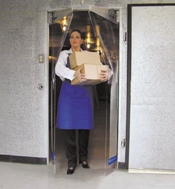 Curtron PP-C-080-4284 42" x 84" Polar-Pro Swinging Door - Polar Grade
