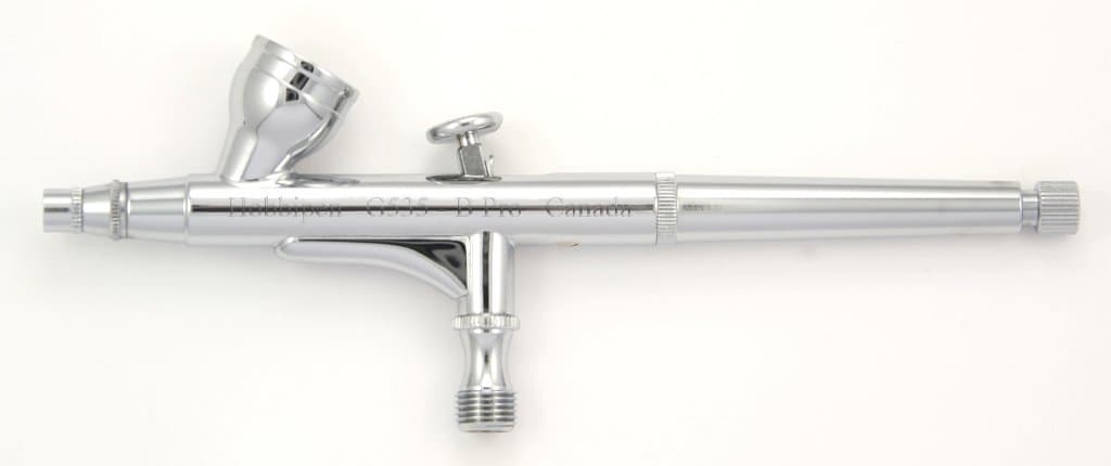 Hobbipen G535-B Pro 0.35mm Makeup Dual-Action Low-Pressure Gravity Feed Airbrush