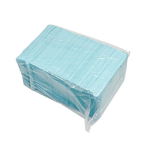 One Tattoo World125-pack Disposable 12.8"x17.7" Waterproof Table-Cloth for Tattooing, Tattoo Table Cover, Disposable Dental Bibs Sheets Cloths Paper, Blue Color OTW-TTCLT1
