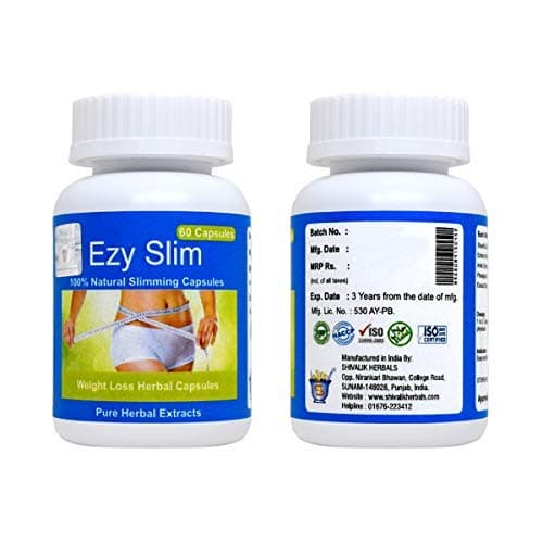 Ezy Slim 60 Capsules Herbals Weight Loss Supplement, Reduce Fat