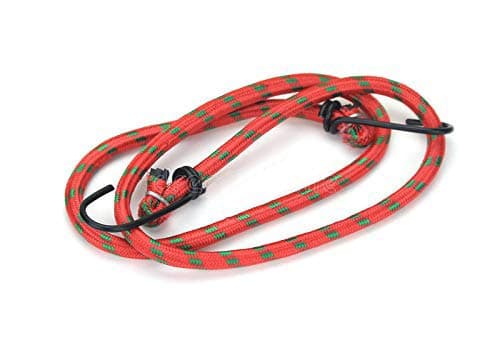 DishGo High Strength Elastic Bungee/Shock Cord Cables, Luggage Tying Rope with Hooks(1 pc)