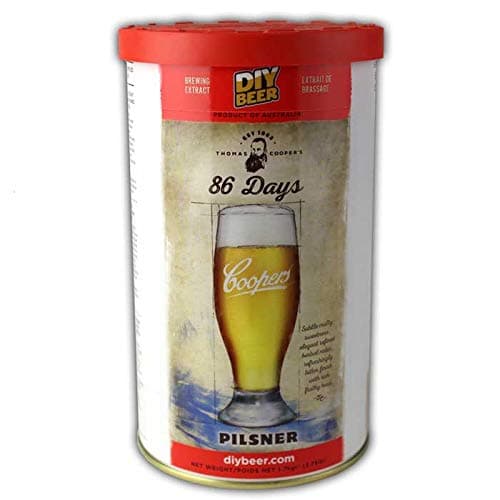 Thomas Coopers 86 Days Pilsner (1.7kg) - Takes just 10 Days to Make !!
