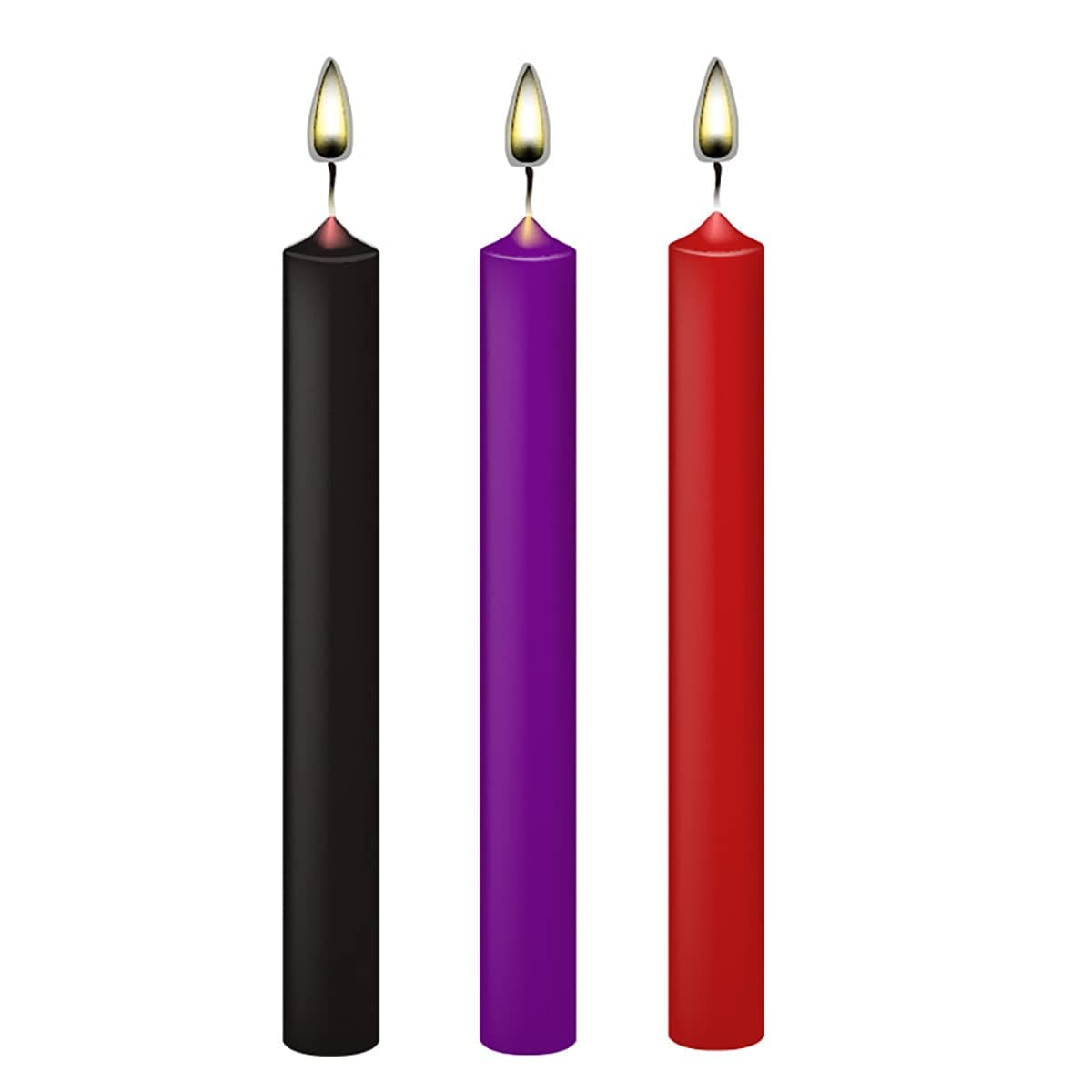 Low Temperature Wax Play Candles for Lovers, Couples, and Wedding - Romantic Low Heat