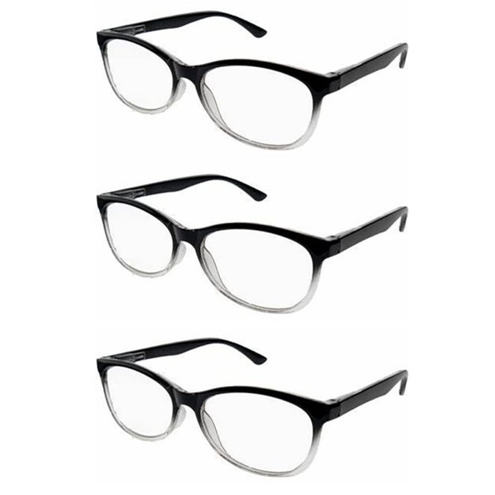 One Power Reading Glasses for Men Women Multi Flex Focus Dial Vision Auto Adjust Glasses From .5X to 2.5X For Small Print