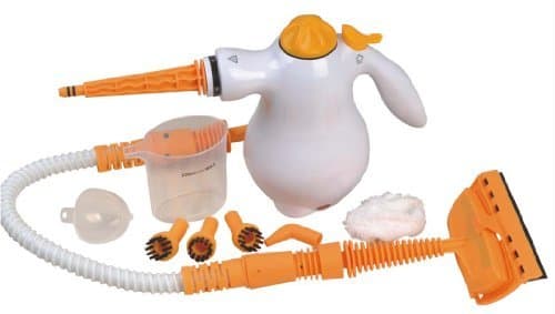 Unknown Portable Multi-Purpose Kills Bacteria and Sanitize Indoor/Outdoor Surfaces, Orange/White