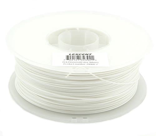 Lexcent PLA 3D Printer Filament - 1.75mm 1kg Spool (White)