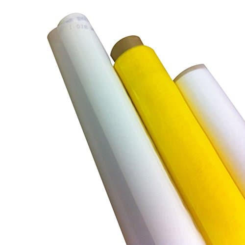 Sefar Brand 3 Yard - 305 Yellow x 54" Width Silk Screen Printing Mesh Fabric