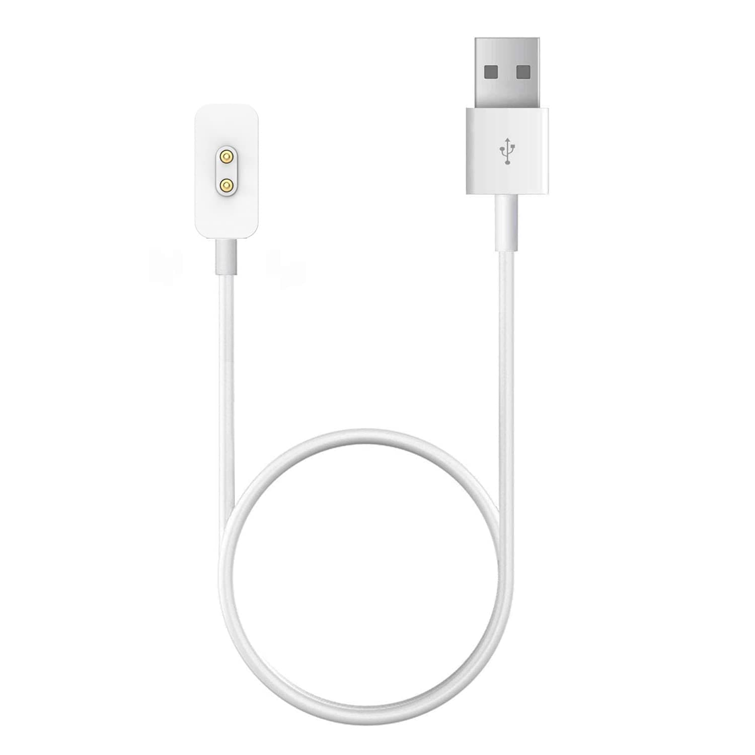 Charger Cable Replacement for Xiaomi Mi Band 9/Band 8/Redmi Watch 3/4/5 (White, 1 Pack/1.9Ft)