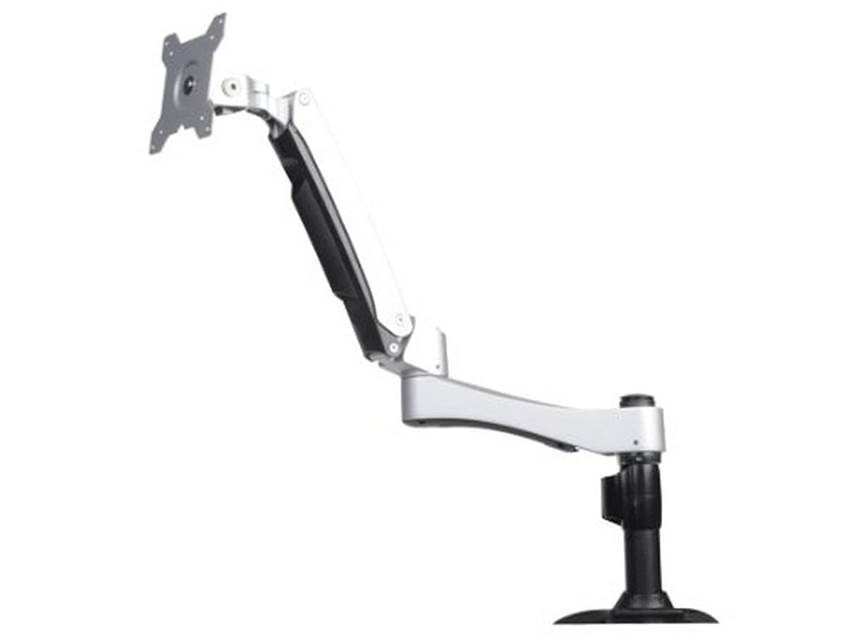 SilverStone TechnologyTek ARM One Articulating Single Arm Computer Monitor Desk Mount/Mounting Bracket (ARM11SC), TAA Compliant