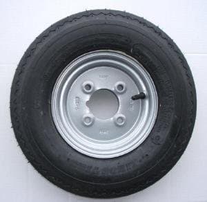 4.80/4.00-8 Trailer Spare Wheel & 6 Ply Tyre - 4 Stud 4” PCD