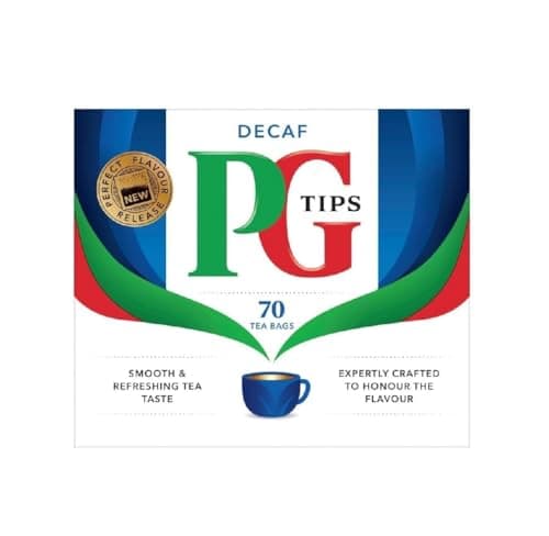 PG Tips The Tasty Decaf Pyramid Tea Bags (Pack of 6, Total 420 Tea Bags)