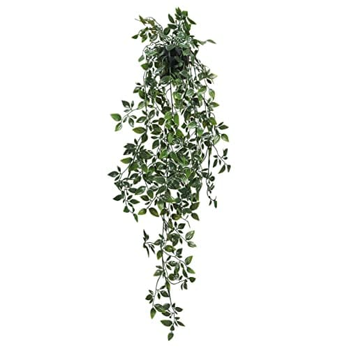 Fake Potted Plants 1 Pack Artificial Hanging Plants for Wall Home Room Office Indoor Decor