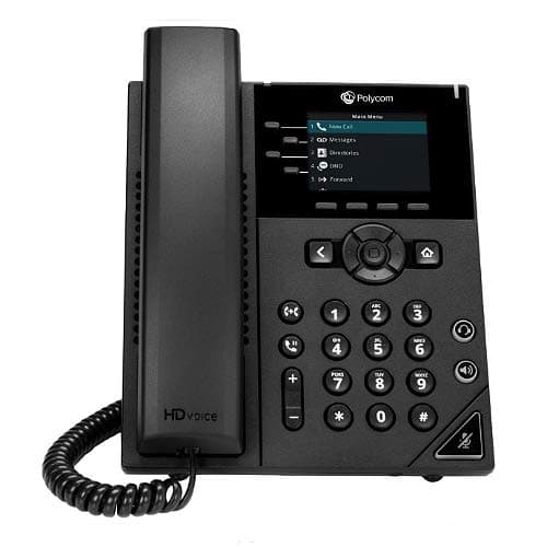 Polycom VVX 250 Business IP Desk Phone with Color Display - 4 Lines