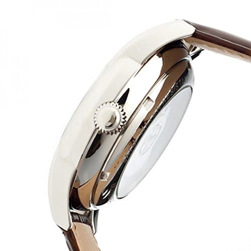 Heritor Automatic Men's HR1802 Burnell Brown/Silver Leather Watch