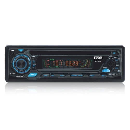 Naxa NX-648 In Dash 250 Watt CD MP3 Player AM/FM Car Stereo Receiver