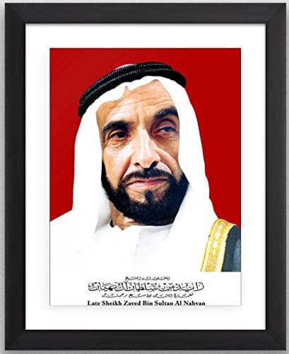 الصورة الرسمية لسمو الشيخ زايد بن سلطان آل نهيان (BLACK)