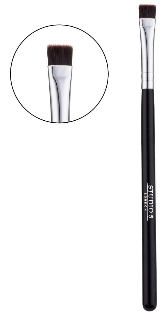 Flat Definer Makeup Brush by Impora London. Can use for Precision Applications along the Lashlines. Synthetic Bristles for use with Powder, Gel or Creams.