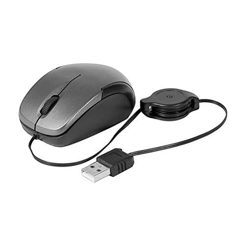 Dacomex 225111 USB 1000dpi Optical Ambidextrous – Mouse, USB, Desk, Press studs Buttons, Wheel, Optical, 1000 dpi) Grey