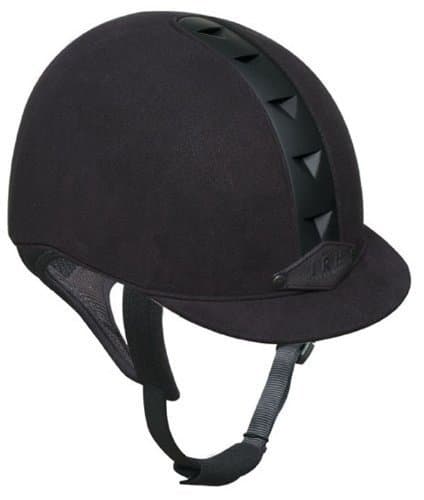 IRH ATH Riding Helmet - Black/Silver (7 1/8)