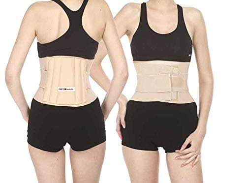 Orthowala ® LS Support Belt for Back Support Pain Reliever Enhance Back Posture - Size-XL- 41 to 44 Inches - Beige color