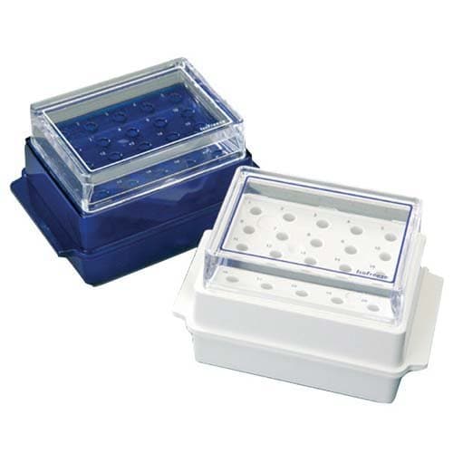 Deltalab M-570 IsoFreeze Reversible Rack with Lid, White