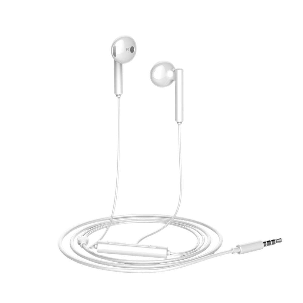 Original HUAWEI Honor Earphone AM115 Wired Half In-ear Headset 3.5mm Jack With Microphone Volume Control For Huawei P10 P20 Lite Mobile Phones Tablet Computer