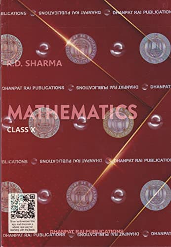Mathematics for Class 10 - CBSE - by R.D. Sharma Examination 2022-23