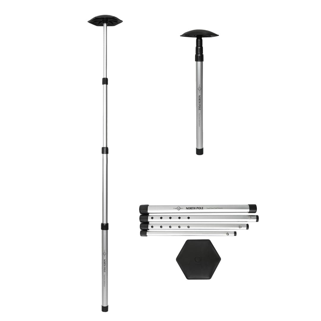 CaddyDaddyゴルフNorth Poleゴルフクラブプロテクター旅行サポートアームby CaddyDaddy、ブラック/シルバー