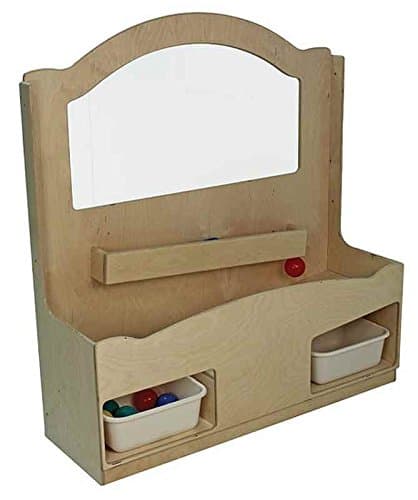 Eco-Friendly Wave Room Divider with Tracking Chute and Maze (48 in.)