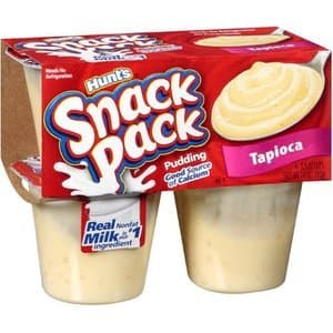 Hunt'sSnack Packs Tapioca Pudding, 13 oz (Pack of 4)