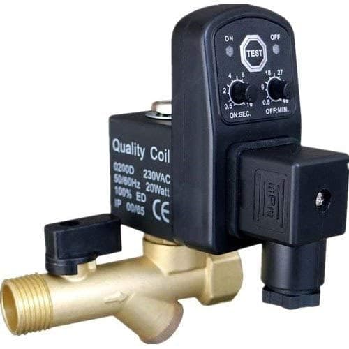 Pneumatics Electronic Auto Drain Valve - 220V 1/2" (ADV) for Air Compressor/Air Receiver Tank with Timer