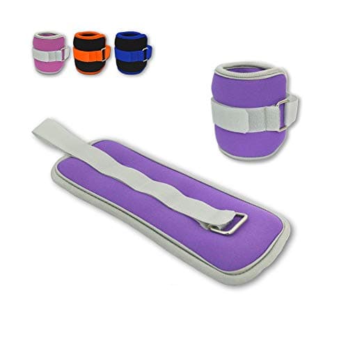 Vaupan Small Hand Wrist Weights, MINI Leg Arm Ankle Weights for Women Kids Toddler Baby Children, Exercise Equipment with Adjustable Straps for Walking Fitness Gym Dancing Aerobics (1 Pair, 1lb 2lb)