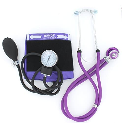 Emerald Sphyg and Sprague Stethoscope Duo Set - three colours available (Purple)