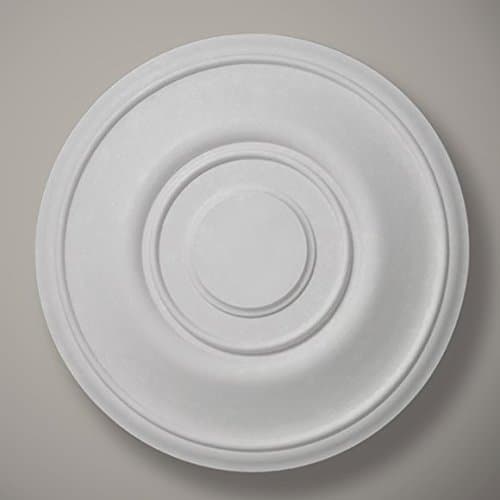 Plaster Ceiling Rose Small Plain 450mm/ 18" Handcrafted in Yorkshire CP35