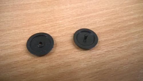 4 x NEW BLACK Seatbelt seat belt retaining replacement button stop stops