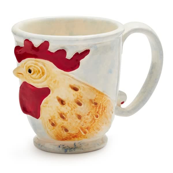 Sur La Table Jacques Pépin Collection Figural Chicken Mug, Blue