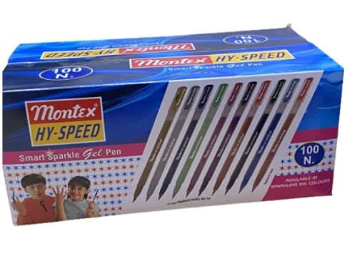 MONTEX HI SPEED SPARKLE GEL PENS (MULTI COLOR)